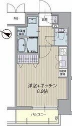 パルティール金山の物件間取画像